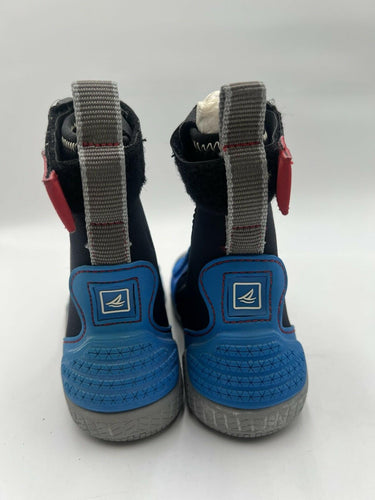 Sperry Top Sider Dinghy Sailing Boots Blue Black GRIPx3 Water Mens Size 4
