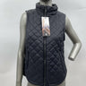 NWT Women’s Kyodan Full Zip Quilted Puffer Vest Color Black Size M Kyodan