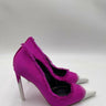 Tom Ford painted satin pumps frayed edge and a white stiletto heel Size 37 Tom Ford