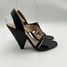 Gianvito Rossi high-heeled Black Leather slingback sandals Size 37.5 GIANVITO ROSSI