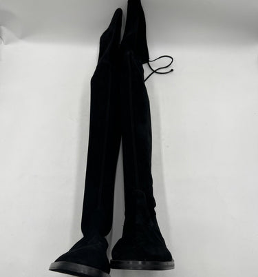 Stuart Weitzman Jocey City Stretch Suede Over-The-Knee Boots Size 8.5B