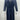 Alex Evenings Long Dress Navy Sequin Lace Surplice Twist Formal Gown 6 Alex Evenings
