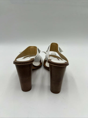 Alexandre Birman Clarita Block white nappa leather heeled sandals Size 35 Alexandre Birman