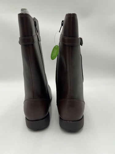 Stride Rite Sr Joseph Brown Buckle Tall Boots Womens 5M Stride