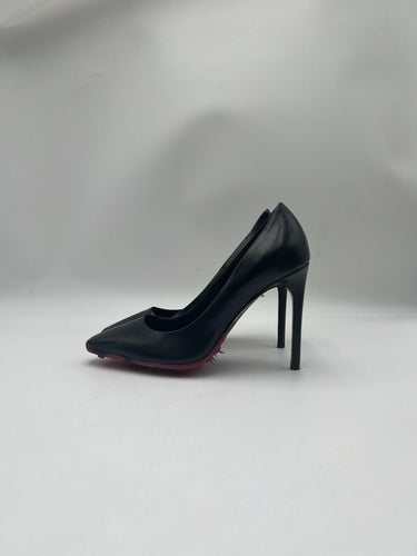 Off-White c/o Virgil Abloh Spike-sole Stiletto Pumps Black Leather Size 36