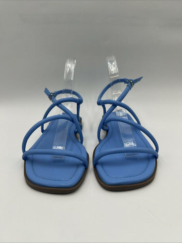 Women's Mix No. 6 Jacop Blue Strappy Flat Casual Flats Sandals Size 6M Mix No. 6