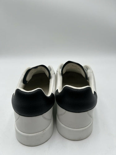 Dolce & Gabbana Portofino Light Laceless Sneaker White Black Mens SIZE 8 EU 41 Dolce&Gabbana