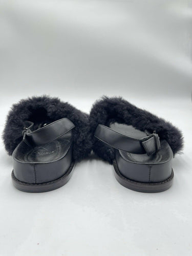 Alexandre Birman Women's Sport Fur Slingback Size 39.5