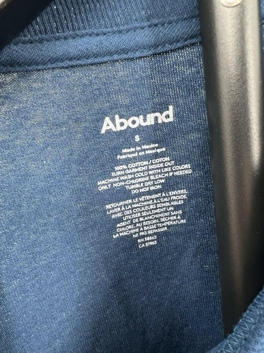 Abound Long Sleeve T-Shirt Mens Blue Mountain Sun Graphic Cotton S Abound