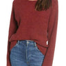Women's Chelsea28 Rib Metallic Sweater red velvet, Size X-Large Chelsea28