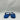 Valentino Garavani Summer VLogo Signature Studded Slide Sandal Blue Size 41 Valentino Garavani