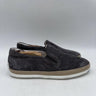 Tod's Men’s Suede Loafers Shoes Espadrille Gray Size 7.5 UK Tod's