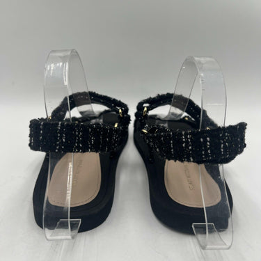Women’s Stuart Weitzman Vail Sport Black/ Gold Sandal Size 7.5B Stuart Weitzman