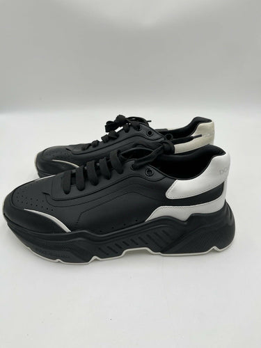 Dolce & Gabbana Daymaster low-top sneakers black / white calf leather Size UK 7 Dolce&Gabbana