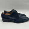 Men’s Saks Fifth Avenue Blue Leather  plain-toe derby dress shoe Size 8.5M Saks Fifth Avenue