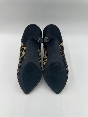 Women’s Bellini Victoria Bootie Side Zip Leopard /Black Size 6M Bellini