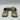 Mix No. 6 Dolleen Slide Sandal Gold Faux Leather Size 6M Mix No. 6