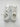 Alexander McQueen Oversized Sneakers White Leather iridescent silver Size 42 Alexander McQueen
