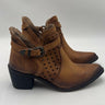 Circle G Cut Out Ankle Boot Brown Womens Size 8M Circle G