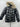 Juicy Couture Girls Puffer Jacket Black Faux Fur Hood Shiny Coat S 7/8 Juicy Couture