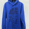 The North Face Hoodie Mens Blue Big Logo Graphic Pullover Sweatshirt XL The North Face