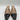 Gianvito Rossi patent leather cap-toe mules in beige and black Size 38.5 GIANVITO ROSSI