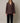 NWT Cyrus Women’s Long Sleeve Mink Jacket, Stockholm Plaid Size M Cyrus
