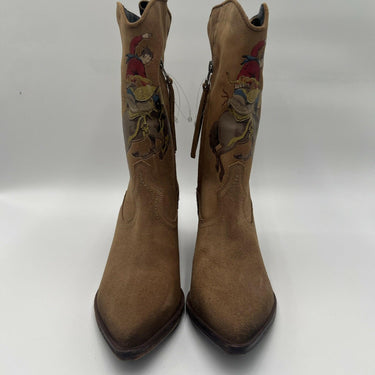 Women’s Golo Giddy-Up Side Zip Mid Calf Western Boots Size 6.5M