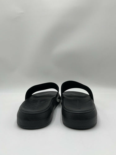 Alexander McQueen Graffiti Logo black rubber pool slide Size 43.5 Alexander Mcqueen