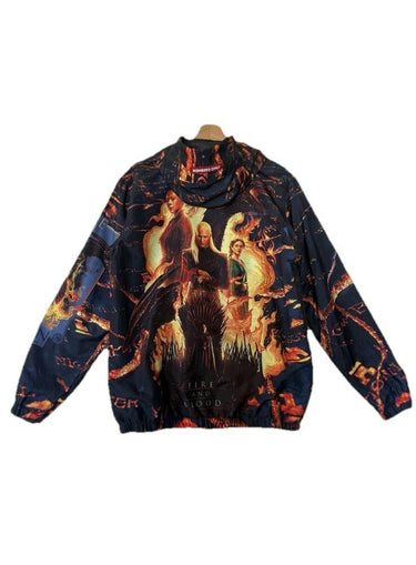 NWT Members Only Game of Thrones House of the Dragon Hooded Windbreaker Size M Members Only