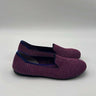 Women’s ROTHY’S Loafer Purple Sparkle Knit Round Toe Slip On Flats Size 4 Rothy’s