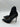 Gianvito Rossi Divine 105 ruffled tulle Black Leather Point Toe Heels Size 36.5 GIANVITO ROSSI
