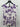 Abound Ribbed Tank Top Purple White Tie Dye Sleeveless Stretch NWT - M
