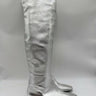 Tom Ford Women's Metallic Over-the-knee Boots Silver Size 40 Tom Ford