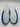 Alexander McQueen Oversized White Blue Suede Spray Men Sneakers Size 41 Alexander McQueen