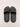 Alexander McQueen Women's black rubber logo embossed slides Size 37 Alexander Mcqueen