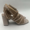 Kelly & Katie CADENE Taupe Fabric Square Toe Strappy Rhinestone Sandals, 9M Kelly