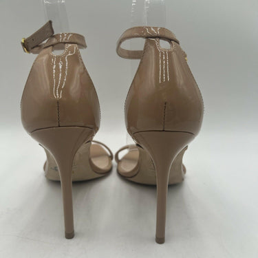 Women’s Stuart Weitzman Nudist II stiletto Beige Patent Leather Heels Size 8 Stuart Weitzman