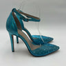 Women’s Mix No. 6 Arlette Fish Scale Print Metallic Blue Size 7M Mix No. 6