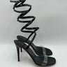 Women’s Valentino Garavani Rockstud-style black heeled sandals Size 37 Valentino
