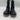 Sugar Skipper Black Glitter Duck Lace Up Rain Boots Womens 10 Sugar