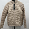 32 Degrees  Womens Puffer Jacket Beige Chevron Quilted Ultra Light Down Warm S 32 Degrees