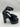 Alexander McQueen Women Black Leather Platform Heel Sandal Shoe Size 39 Alexander McQueen