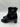 Prada Logo-Plaque Leather Ankle Boots in black Leather Size 36 PRADA