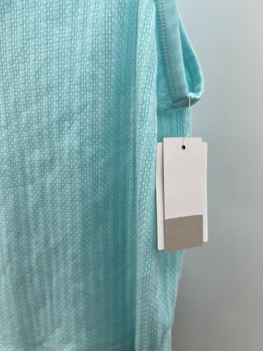 BP Nordstrom Aqua Turquoise Ribbed Henley Tank Top Plus Size 1X Nordstrom