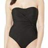 NWT JETS SWIMWEAR AUSTRALIA Jetset Black Bandeau One Piece Swimsuit Women Size 4 JETS SWIMWEAR AUSTRALIA