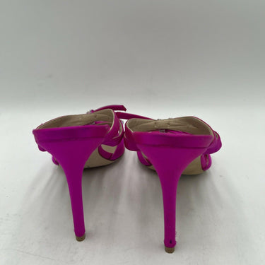 Women’s Stuart Weitzman Bow 100 Pain Satin sandals Heels Size 7B Stuart Weitzman