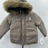 Carter’s Toddler Boys Hooded Winter Parka Jacket Brown Faux Fur Trim Coat 3T Carter's