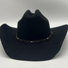 Cody James Black Felt Cowboy Hat Western Cattleman Crown Wide Brim Studded 7 3/8 Cody James