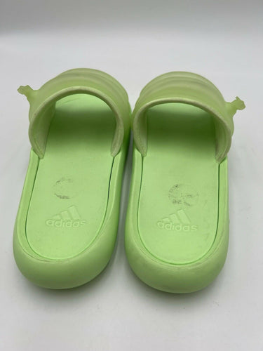 Adidas IF0889 Zplaash Lucid Lime Green Slides Size 6
